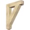 Ekena Millwork Traditional Craftsman Rough Sawn Bracket, Douglas Fir, 6"W x 32"D x 40"H BKT06X32X40TRA04RDF - alternate 1